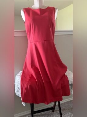 212 Collection Vibrant Coral Dress